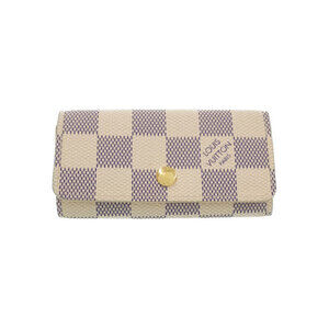 Louis Vuitton Damier Azur White Multicle Wallet Key Case